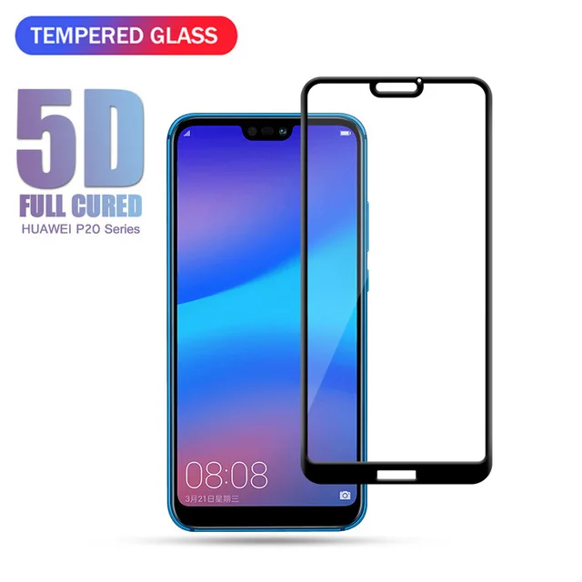 5D полный охват закаленное стекло для Huawei P20 Lite Pro mate 10 P Smart Y7 Y9 2018 защитные