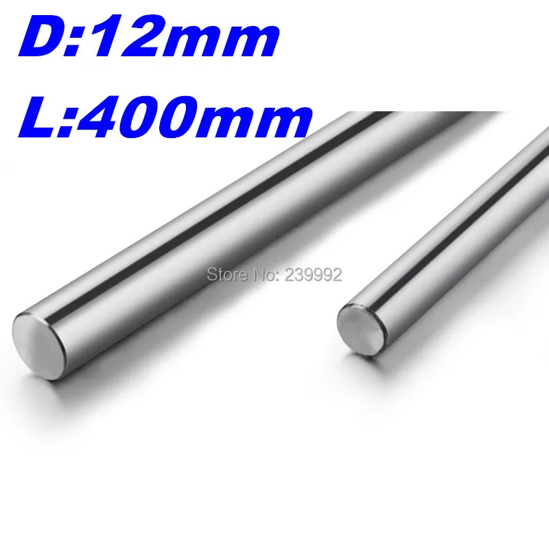 

4pcs/lot OD 12mm x 400mm CNC Linear Shaft Hardened Rod linear guide rail cnc