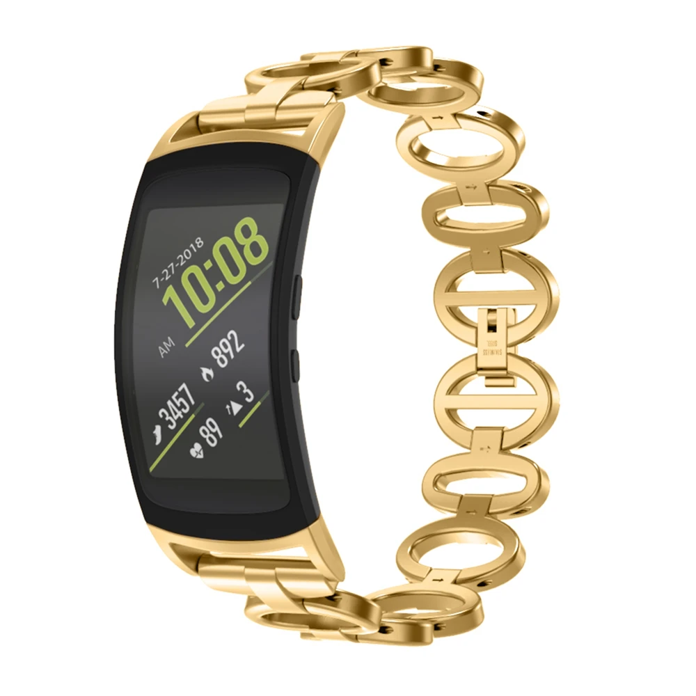 Браслет из нержавеющей стали с ремешком на запястье для Samsung Gear Fit 2 SM R360/Fit2 Pro R365