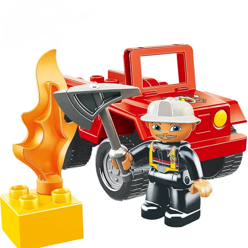Large Size bricks CHINA brand Building Blocks Classic Baby Toy Compatible with lego Fire Chief 6169 baby-brick : image Large Size bricks CHINA brand Building Blocks Classic Baby Toy Compatible with lego Fire Chief 6169 baby-brick