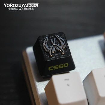 

1pc zinc-plated aluminum alloy ZNAL903 key cap for CSGO Mechanical keyboard Stereoscopic relief keycap R4 Height