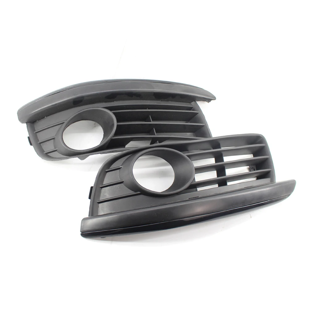 Pair Front Lower Bumper Fog Light Grille Fit For Volkswagen Jetta MK5