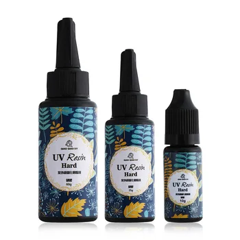 

25g/60g UV Resin Hard Glue Ultraviolet Curing Non-toxic Transparent Sunlight Clear Glue for DIY Jewelry Making Crafts Accessory