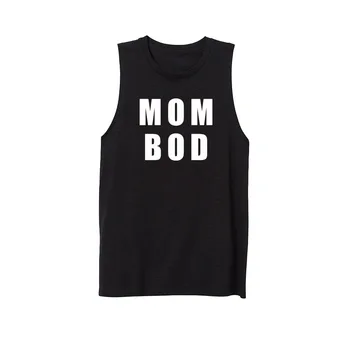

Womens Funny Mom Bod Crossfit Fitness Workout Casual Tank Vest Sleveless Tops Shirts