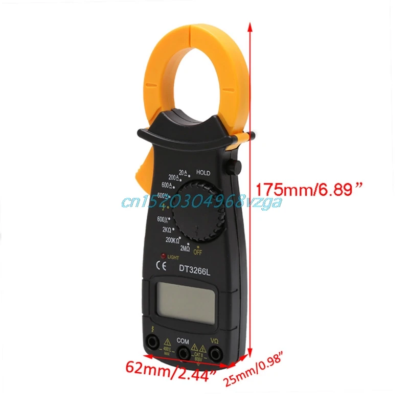 

Digital Clamp Meter Multimeter Voltage Current Resistance Tester DT3266L #H028#