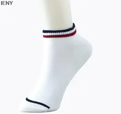 IENY осенние и зимние спортивные и досуговые мужские однотонные короткие Дышащие носки Пот-Абсорбирующие мужские носки-башмачки хлопковые