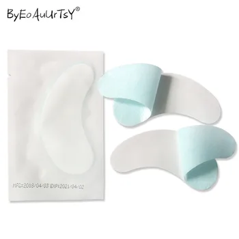 

Transparent Color eye Patches for Eyelash Extension Non-woven Fabric Pads Lint-free eye gel Patch Eyelash Extension Makeup Tools