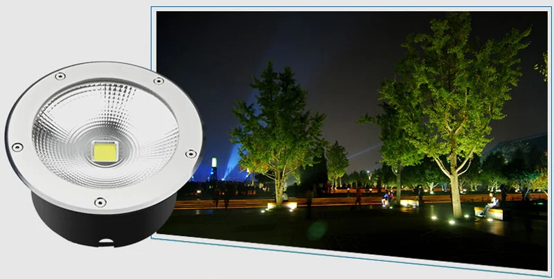 w Light Underground Lâmpadas Led Integrado Deck Lightting Levou Inground Luz Quente Fresco Branco - Vermelho Verd Azul Rgb Ip68 50 30 20 10 3 Cheap Lâmpadas subterrâneas