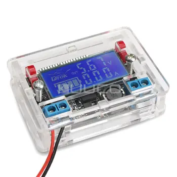

Power Supply Module DC5~23V to 0~16.5V 3A Buck Converter Adjustable Voltage Regulator/Adapter/Charger+Dual Display Digital Meter