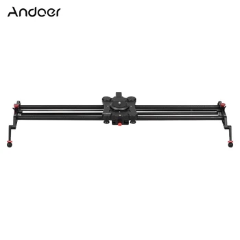 

Andoer GP-80QD 80cm/2.6ft Carbon Fiber Motorized Camera Track Slider Dolly Video Rail for Canon Nikon DSLR ILDC Camcorder