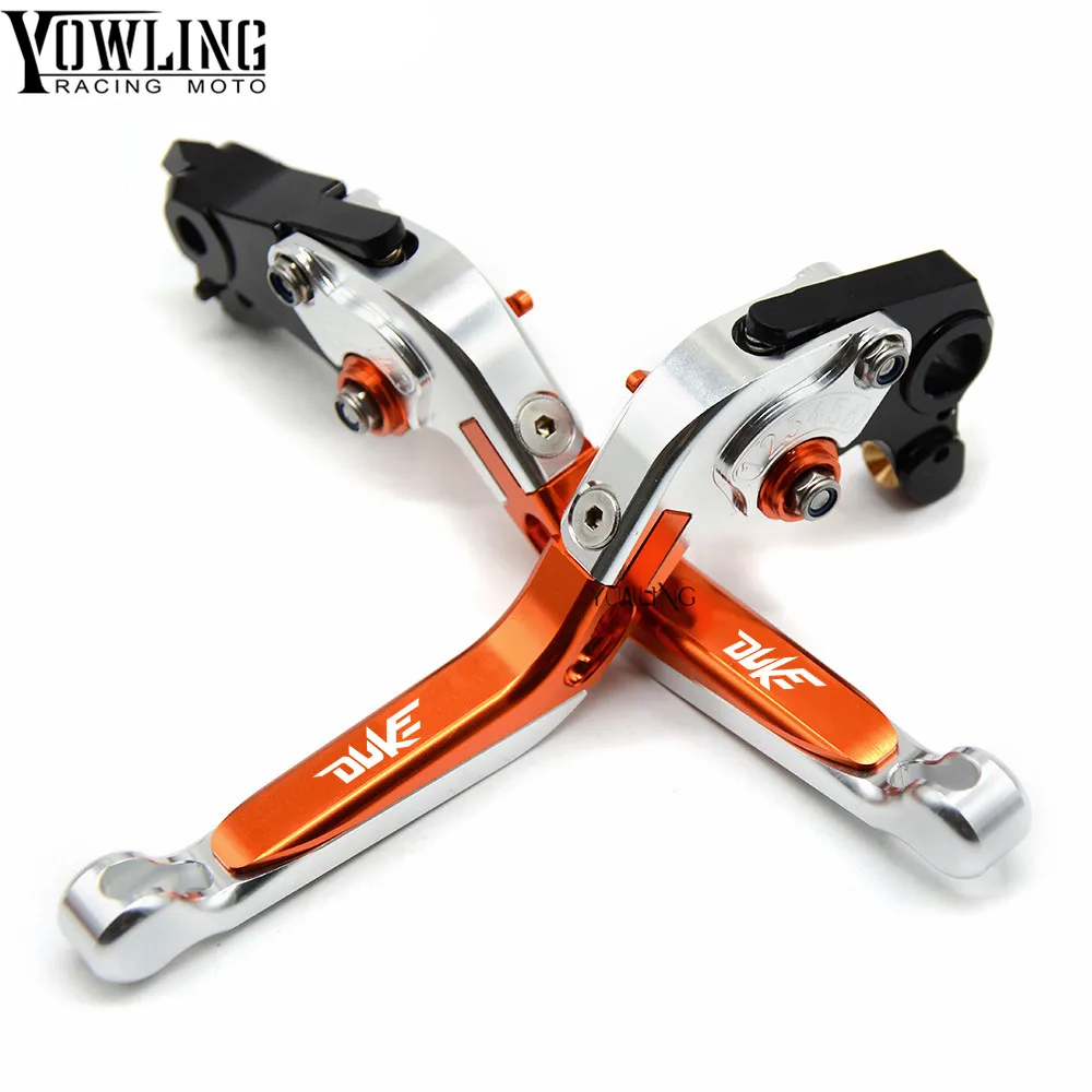 

FOR KTM 390 Duke RC390 DUKE250 Motorcycle Accessories CNC Adjustable Brake Clutch Levers LOGO DUKE 2013 2014 2015 2016 2017