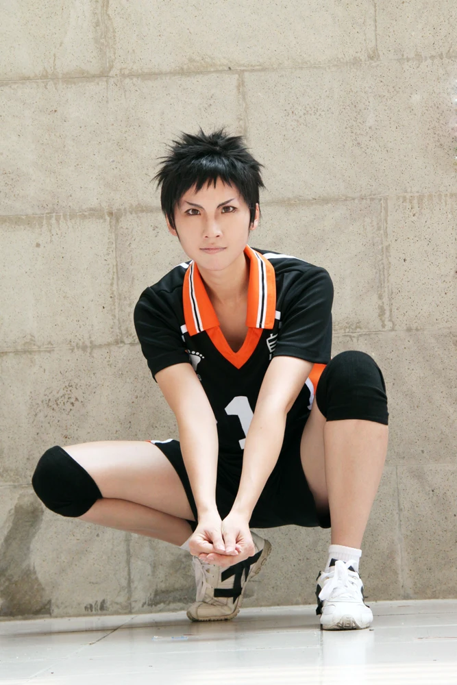 Haikyuu Jersey No.12 Tadashi Yamaguchi костюм для косплея Haikyu рубашка и брюки волейбольная Клубная