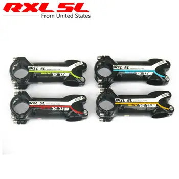 

Road/MTB Bike Stems Bicycle Carbon Stem Aluminum Package Carbon Stems RXL SL Bicycle Part About 155g 3K Glossy 31.8*60~120mm