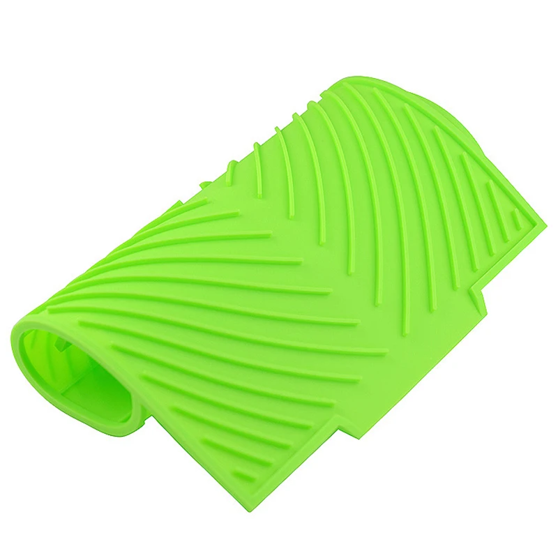  Rectangle Silicone Dish Drying Mat Heat Resistant Tableware Dishwaser Dinnerware Durable Table Pad 