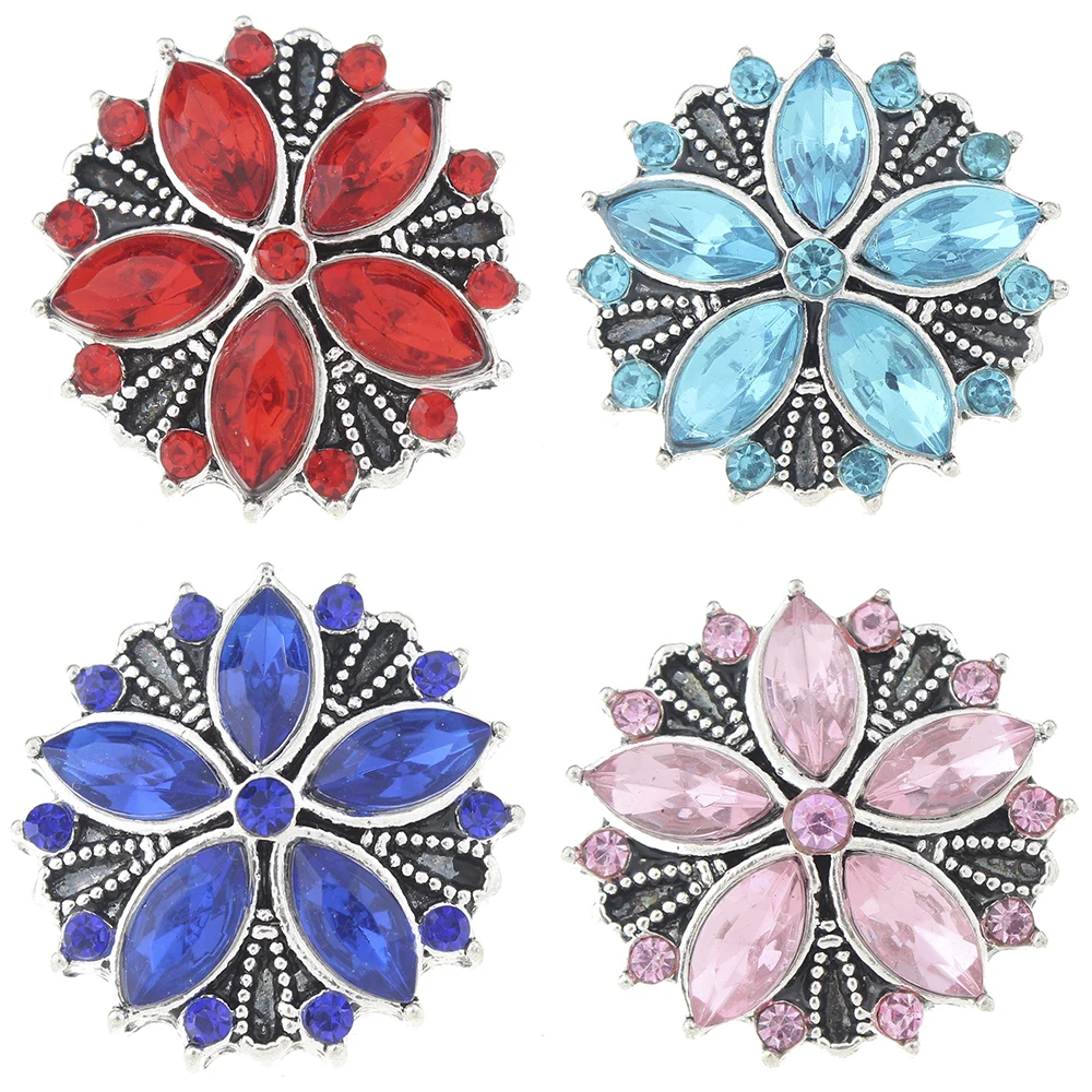 

JaynaLee 18-20mm Metal Ginger Snap Button Fit Ginger Snaps Bracelets Jewelry for women men gifts GJS5177