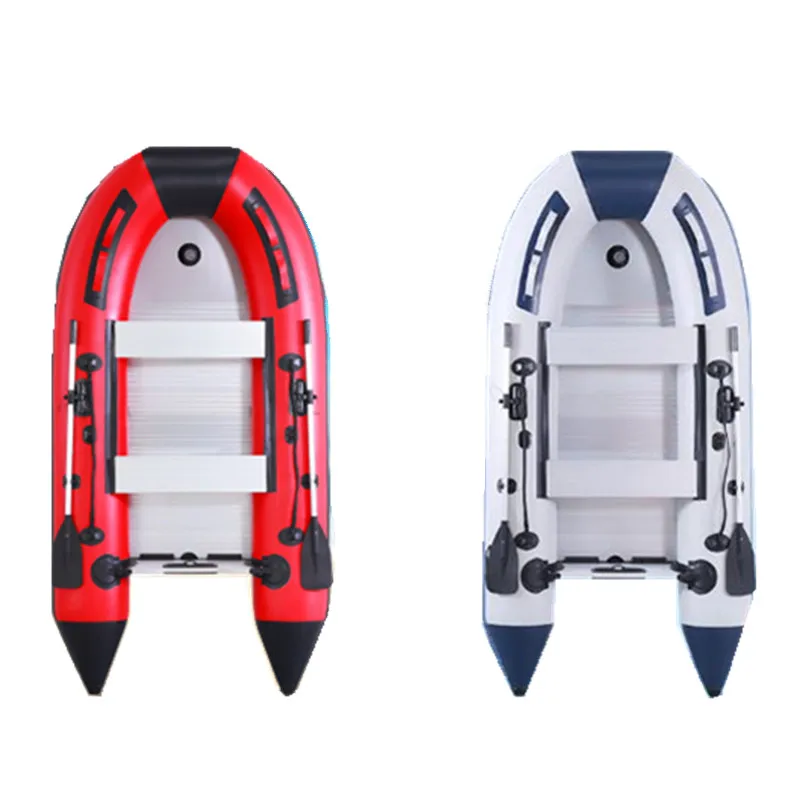 

PVC Rubber Dinghy Inflatable Boat Kayak 0.9MM Thick Fishing Boat hovercraft boats 1 to 4 Person Rowing outboard motor engine