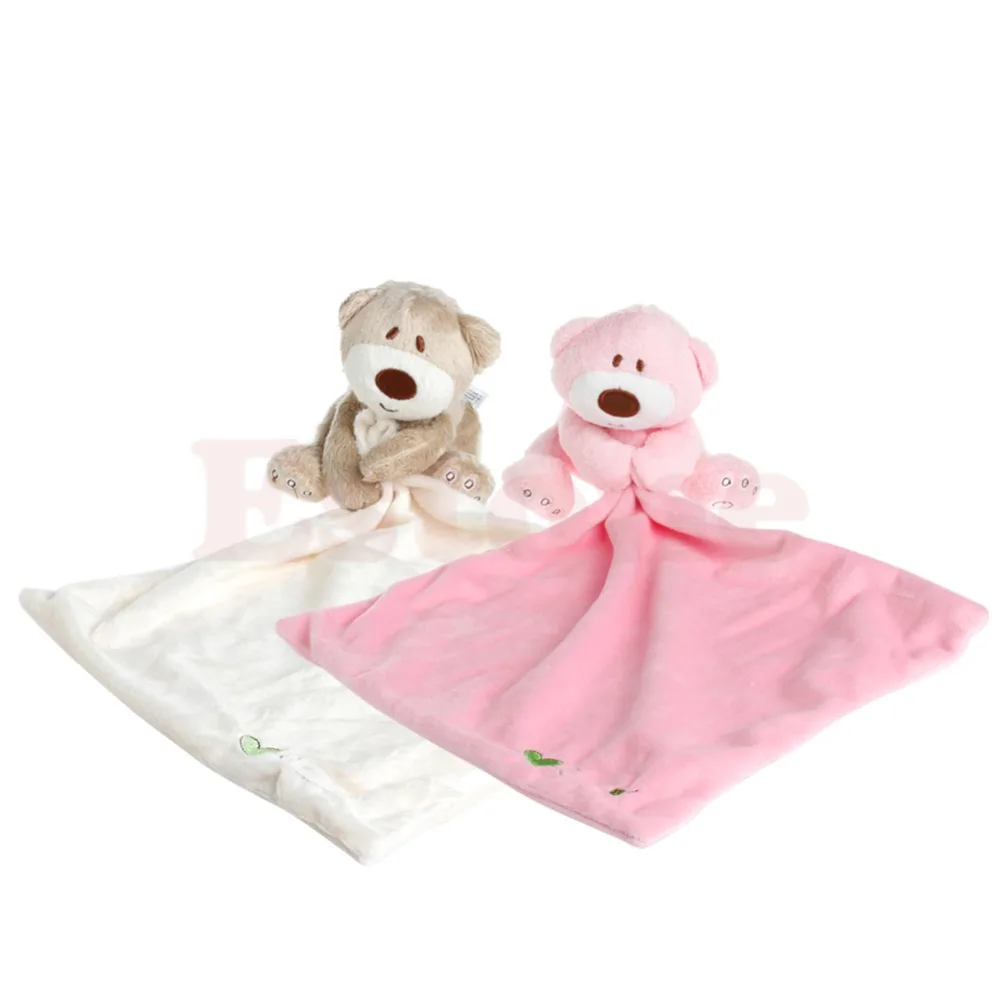 

Bear Baby Kids Appease Towel Comforter Plush Stuffed Washable Blanket Soft Smooth Toy