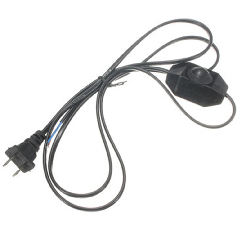 Белый/черный переключатель AWG на линии Кабель 1,8 м выключатель шнур для регулирования света Световой модулятор лампа линии диммер США plug
