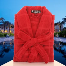 Хлопковый Халат, женская пижама, пижама, ночная рубашка, зимнее кимоно для невесты, халаты, одеяло, полотенце, флисовый халат, плотный, длинный, мягкий