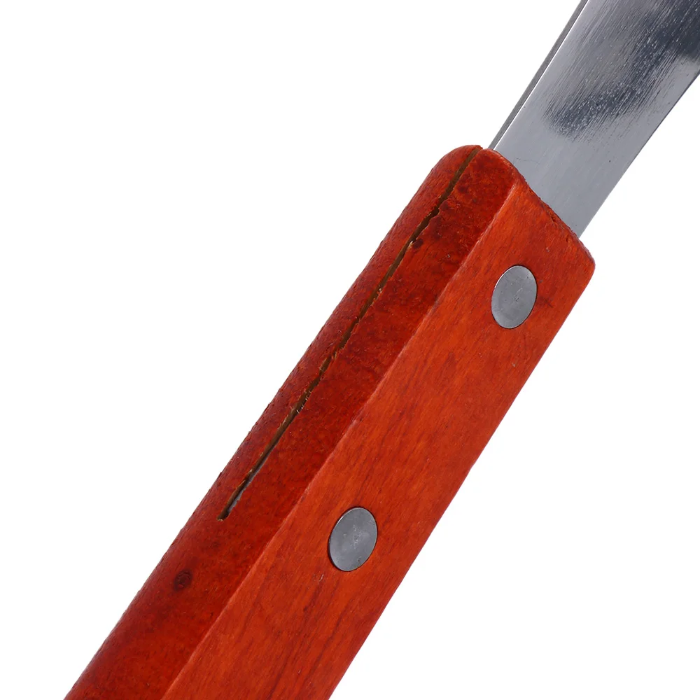 S/M Stainless Steel Cutlery Cream Scraper Wood Handle Butter Spatula Breakfast Jam Cheese Tool Kitchen Accessories butter knife cheese knife