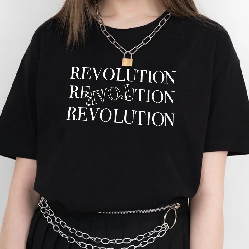 Sunfiz Yf Women Revolution Of Love T Shirt Tumblr Fashion