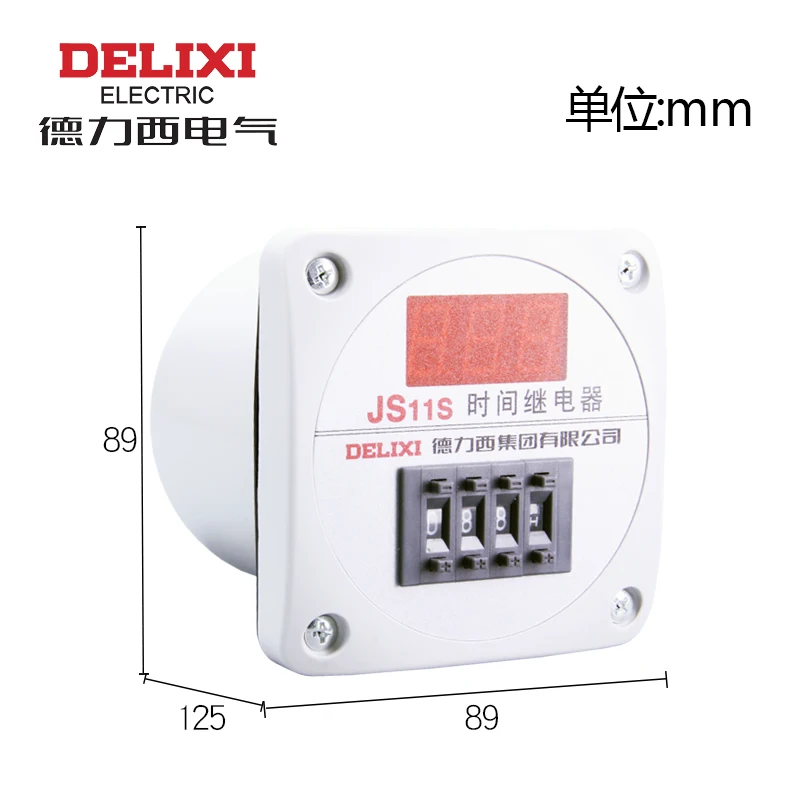 Цифровой таймер DELIXI JS11S 0 01 S 9999H 220 В 380 3 4 знака|Выключатели| |