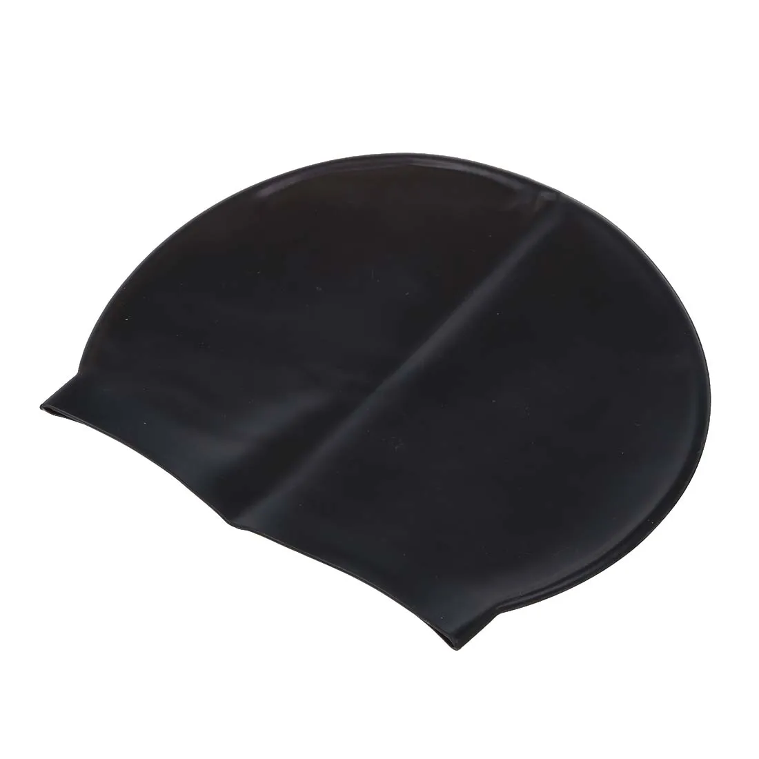 Black Durable Stylish Sporty Latex Swimming Cap Hatin Swimming Caps