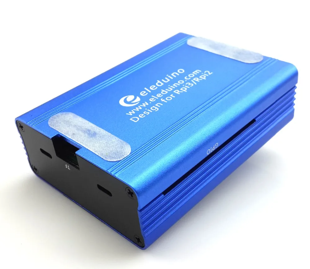 Синий Алюминиевый Чехол для Raspberry Pi 3 совместимый с 2 B + защитный чехол|Корпуса и