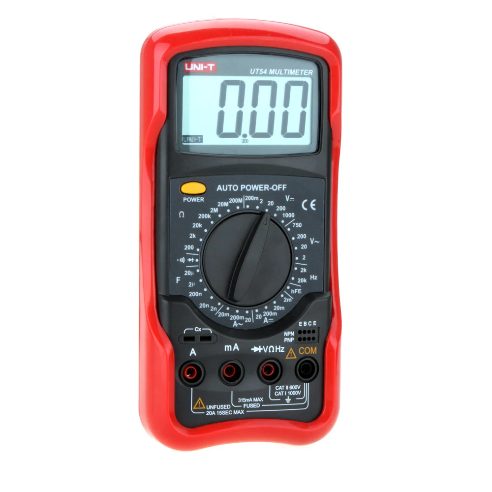 

UNI-T UT54 UNI-T Electrical Standard DMM Digital Multimeters W/ Frequency Test LCR Meter Ammeter Analog Multitester Multimetro