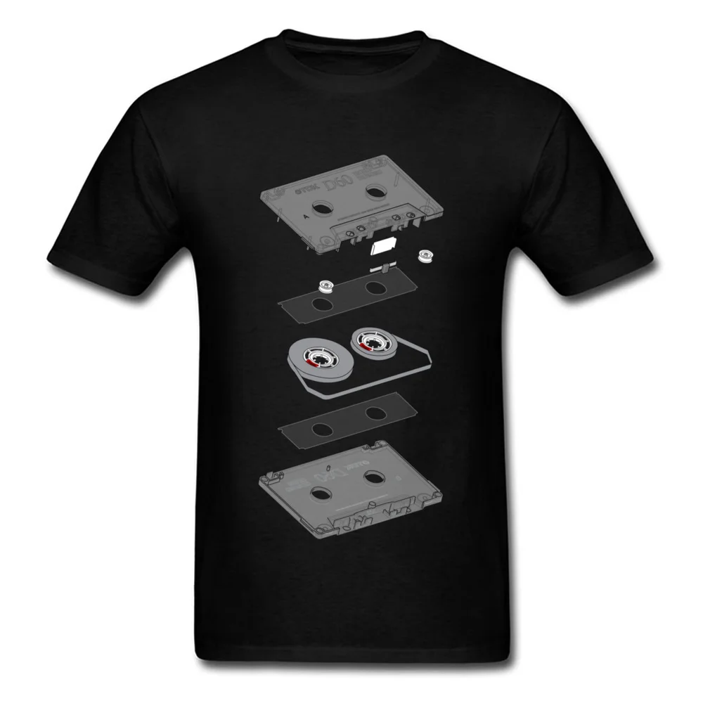 Best Brand New Cassette Explosion Novelty T Shirt For Man Cotton Custom Father #039;s Day Gift Tops amp; Tees Plus Size