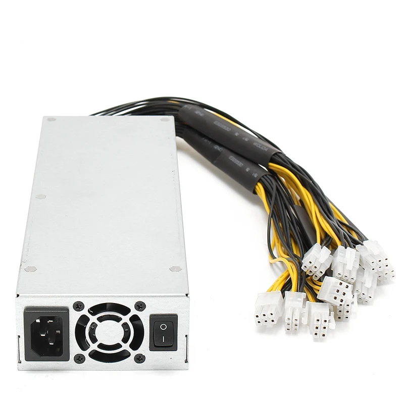 

NEW 1600w 92% Mining Machine Power Supply For Bitcoin Miner S7 S9 Ethereum ZEC Zcash New ATX Mining Power