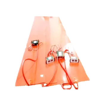 

120v 3000w 450*2160*1.5mm Silicone Rubber Ski Press Heater digital thermostat on wire 1500mm lead wire out from middle of short