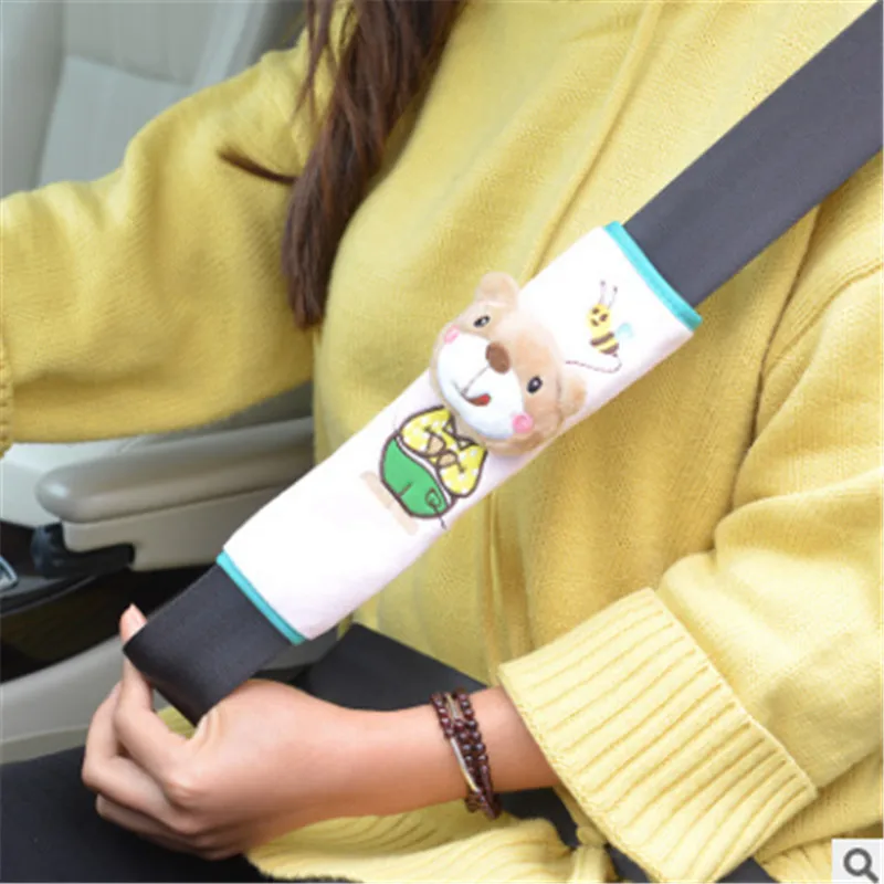 Мультфильм автомобиль Sefety Ремень безопасности Обложка детского сиденья Пояс