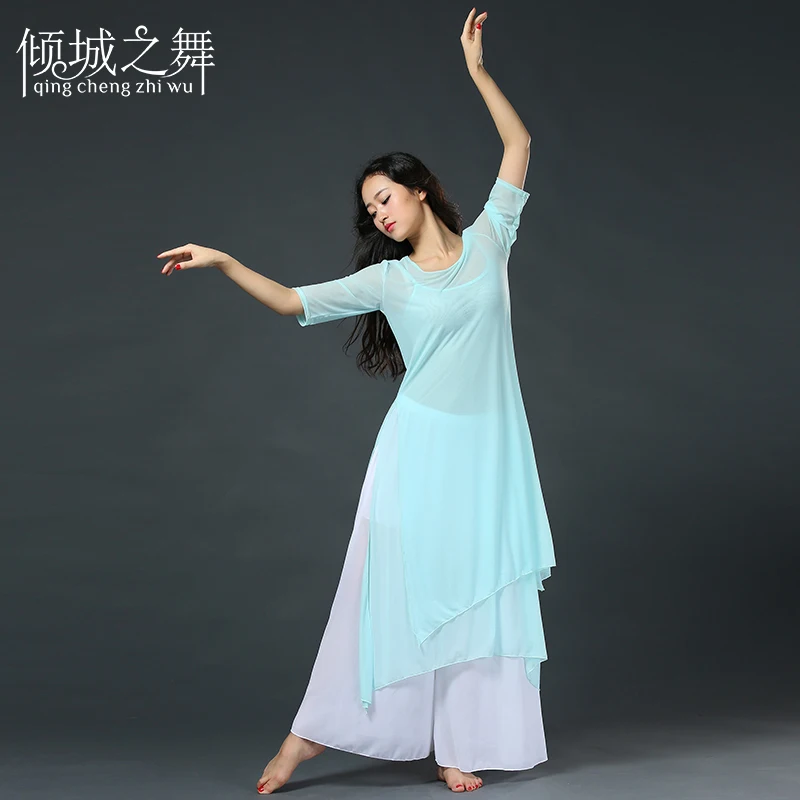 Mint green white Женский костюм для танца живота ZM116, современные костюмы для восточных танцев - Цвет: Mint green white