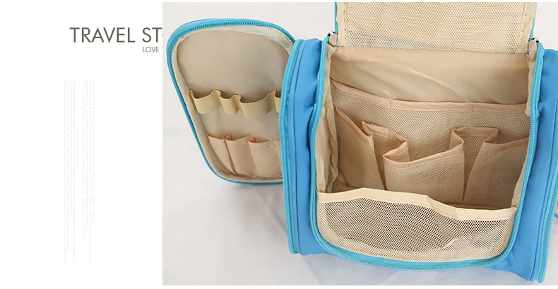 Новое поступление Для женщин Для мужчин застежка-молния косметичка Оксфорд несессер органайзер Bag моющаяся сумка для хранения
