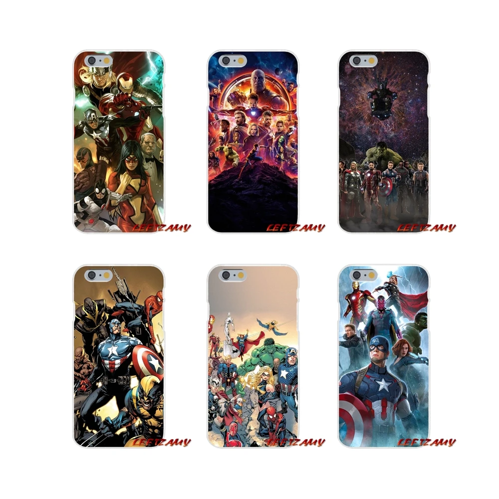 

Accessories Phone Skin Case For Xiaomi Mi6 Mi 6 A1 Max Mix 2 5X 6X Redmi Note 5 5A 4X 4A A4 4 3 Plus Pro The Avengers Super Hero