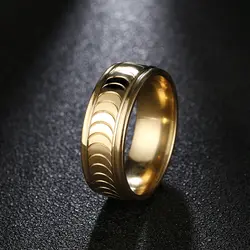 DOTIFI 316L нержавеющая сталь кольца для женщин C характер гравировка обручение обручальное кольцо ювелирные изделия