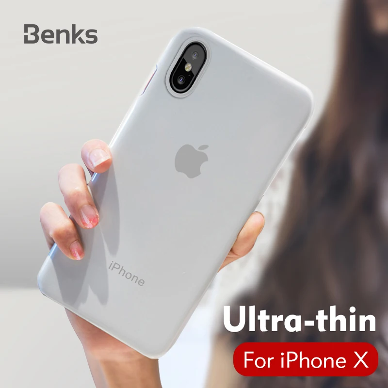 Benks Luxury Phone Case For iPhone X Ultra Thin Matte PP Protective Cover Capinhas Capa Back Shell Cases |