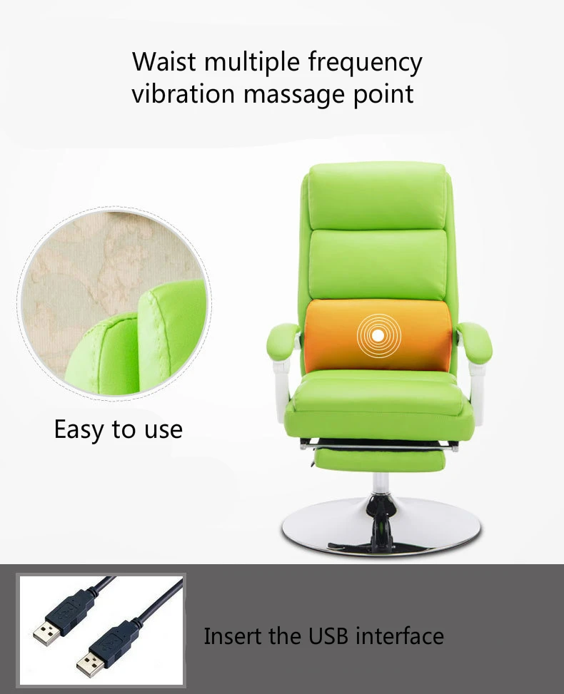 Simple Beauty Chair Reclining Makeup Seat Waist Massage Soft Stool