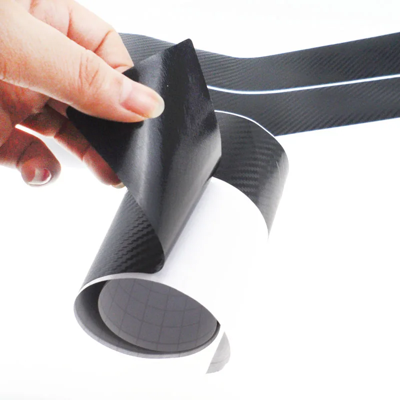 

4. Carbon fiber door scratch-resistant sticker universal all cars for Ford Focus Fusion Escort Kuga Ecosport Fiesta