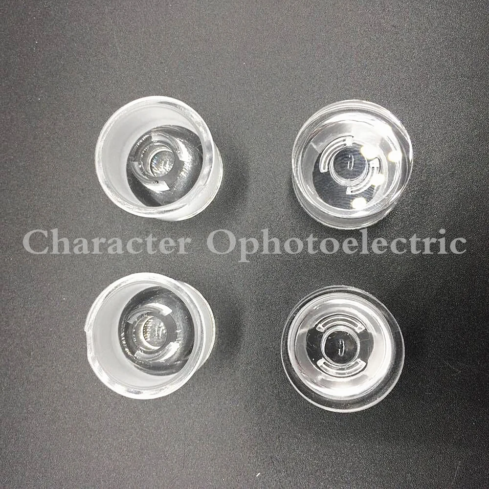 

20PCS LED Waterproof Lens Angle 15 30 45 60 90 120 Degree 1W 3W High Power LED Wall Washer Lamp 20mm Acrylic Lenses With Bracket