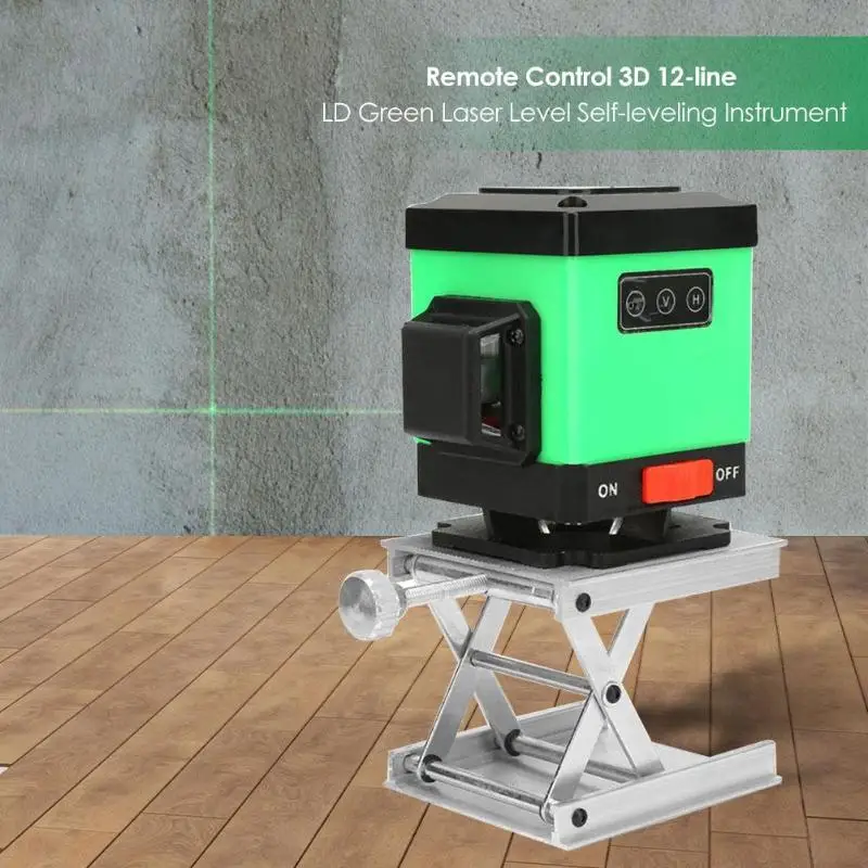 Remote Control 3D 12-line LD Green Laser Level Self-leveling Instrument Remote Control 3D 12-line LD Green Laser Level Self-leveling Instrument