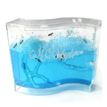 2017 New Arrival Apicultura Terrarium Box Terrarium Ant Farm Work Palace Home Gel Maze Fun Glue Useful Tool For Garden K4205