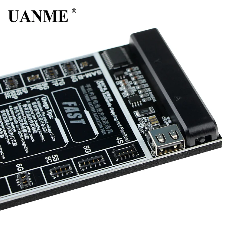 UANME устройство для быстрой зарядки аккумулятора устройство активации 2 в 1 Интеллектуальная быстрая зарядная пластина для iPhone 4-X samsung 0-30 V 0-5A