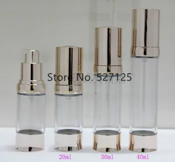 

20ml/30ml/40ml Empty Reuseble Cosmetic Portable Treatment Pump Travel Airless Bottles,moisturizer/facial water/lotion container