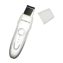 Ультразвуковая щетка для кожи Очиститель Удаление акне чёрных точек ОТШЕЛУШИВАЮЩИЙ ПИЛИНГ машина Вибрационный Массажер устройство для очистки пор инструмент