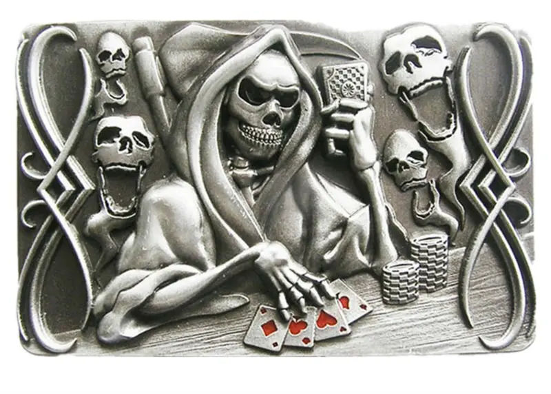 Оригинальная винтажная тату череп смерти от New Jean's Friend|belts belt buckles|buckles bucklesbelt buckles
