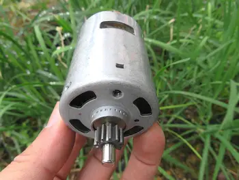 

DC755 Motor Wanbao to 755 High Speed High Torque Carbon Brush Motor DIY 12V No Cooling Fan