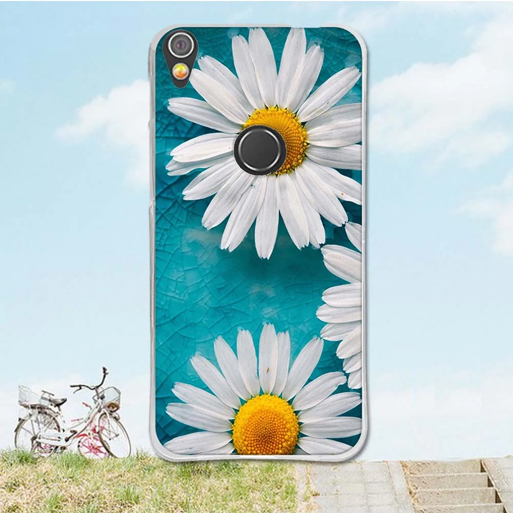 Силиконовый чехол для Alcatel Shine Lite 5080X 5 0 дюймов Модный мягкий из ТПУ с принтом