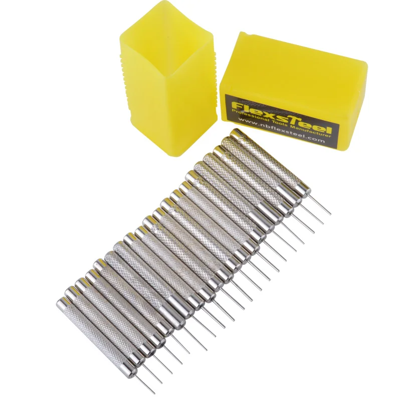 2 Lot 20PCS Pin Punch Set Watch Band Link Pin Remover Watch Repair Tool